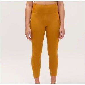 GIRLFRIEND COLLECTIVE Women's Large Compressive High-Rise Legging‎ #4008 Mustard